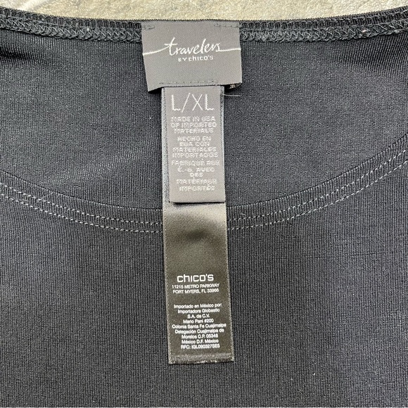 Travelers by Chico’s Fringe Poncho - Picture 5 of 10